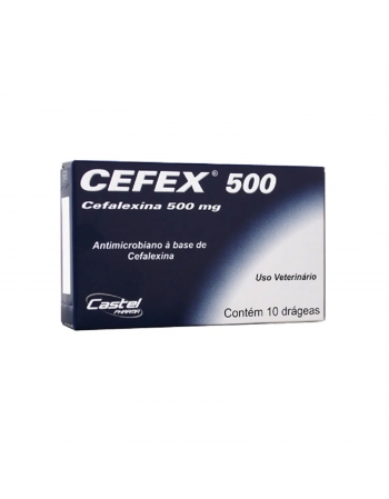 CEFEX 500 MG 10 CP