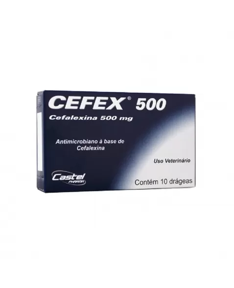 CEFEX 500 MG 10 CP