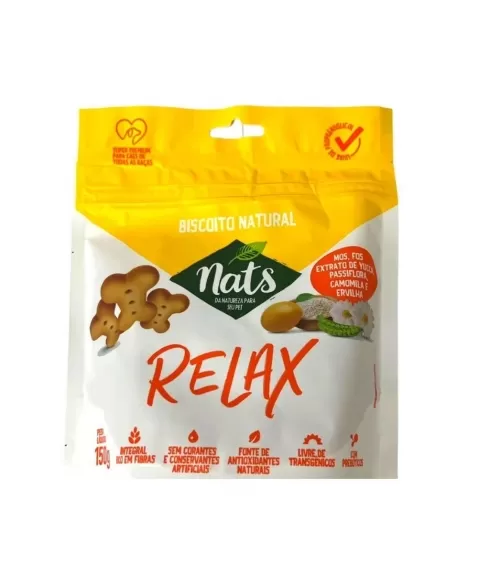 BISCOITO NATS RELAX 150 GR