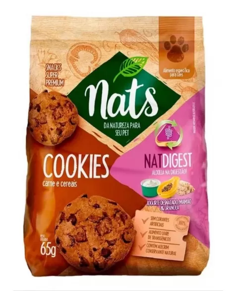 COOKIES CARNE E CEREAIS DIGEST 65 G DP 6