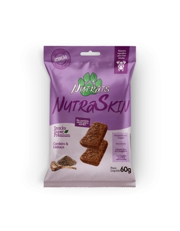 SNACKS NUTRATS NUTRASKIN 60 GR DISPLAY C/12 CX C/ 6