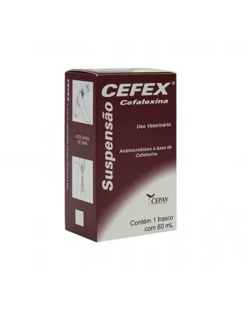 CEFEX SUSPENSÃO 50 MG/ML 60ML