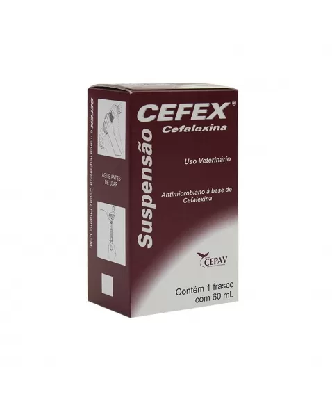 CEFEX SUSPENSÃO 50 MG/ML 60ML