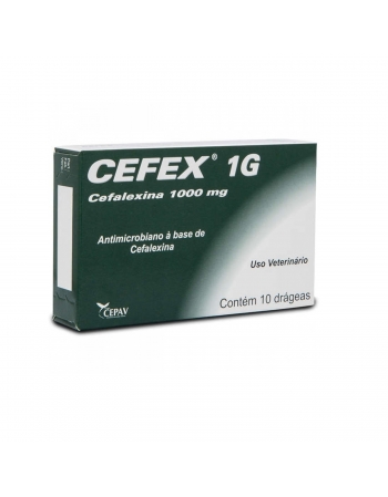 CEFEX 1000 MG 10 CP