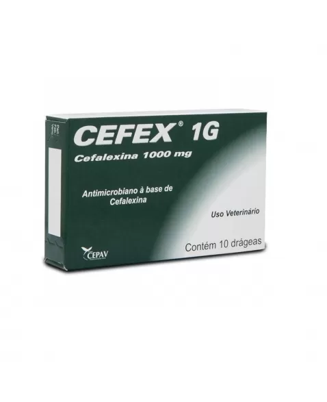 CEFEX 1000 MG 10 CP