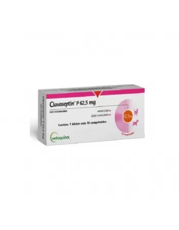 CLAVASEPTIN P 62,5 MG 10CP